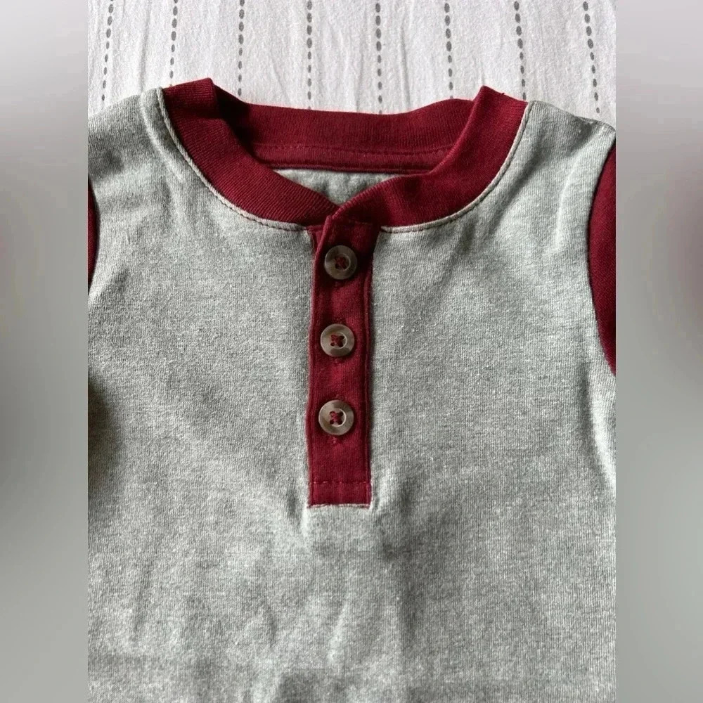 Cat & Jack baby Onesie with Jean Suspenders - Picture 3 of 8